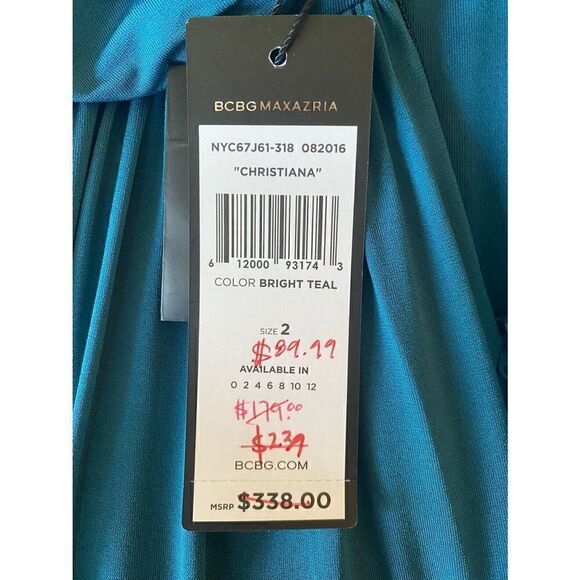 BCBG formal maxi dress. NWT - Picture 7 of 12